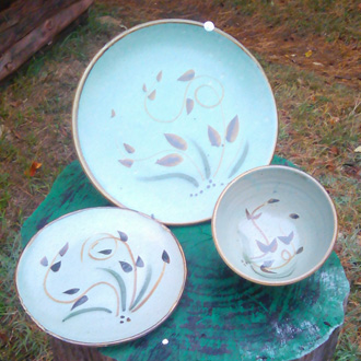 Dinner ware Forest design